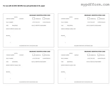 Fill in Your Acord 50 WM Form